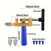 2 In 1 Manual Glass Ceramic Cutter With Precision Diamond Blade, Ergonomic Handle, Safety Lock, Extra Blades And Tips For DIY Tile Installation Work