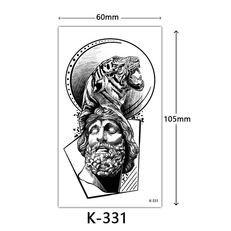 

Маленька свіжа тату-наклейка, англійська, алфавіт квітка метелик ескіз лінія, водостійка тату-наклейка татуювання 60*105mm