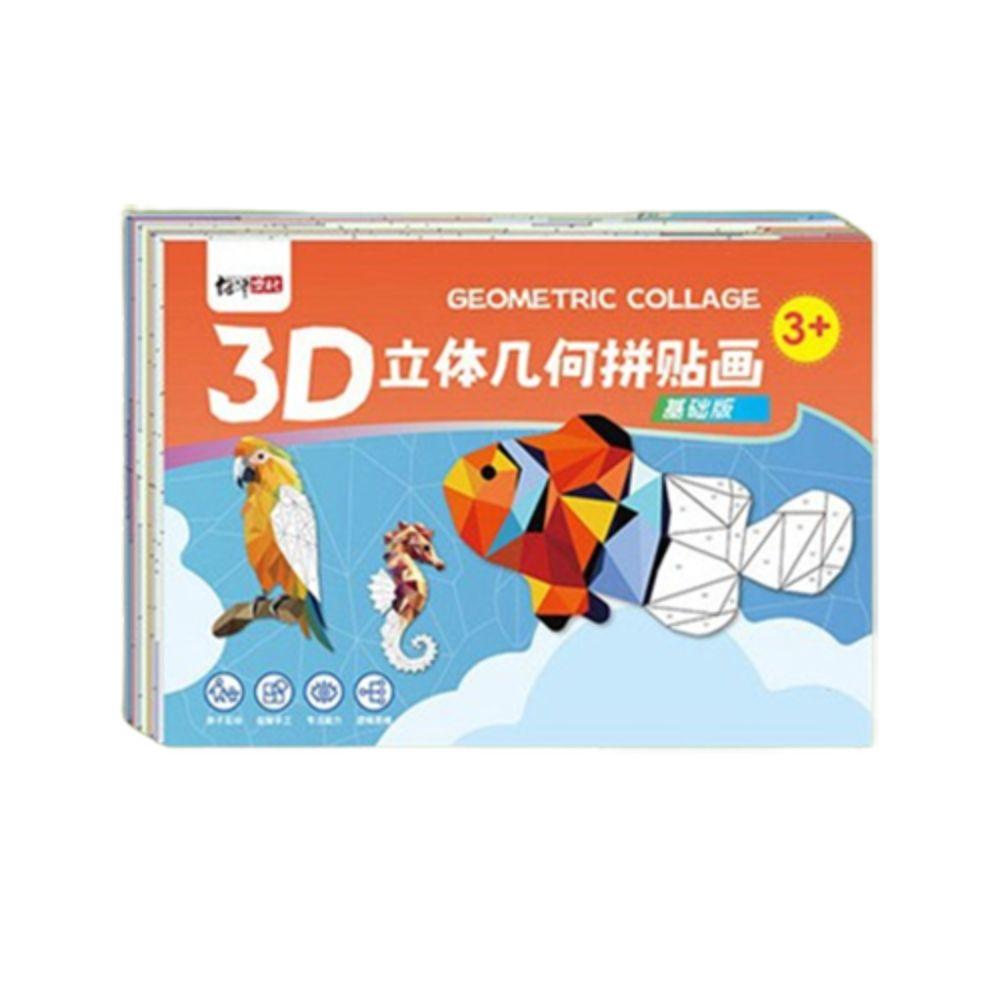 Educational Toys DIY Paste Material Kit Handmade Animals Sticker Book Kids