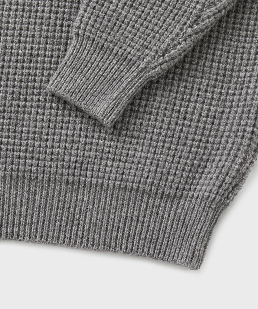 Beulaendideu Chain Heavy Wool Sweater [Gray]