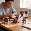Fat Chubby Spider Man Pvc Desk Decor With Hero Figurine For Office And Car Display