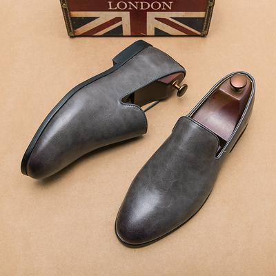 Hochwertige Markenschuhe Park-Laufschuhe Herren Freizeitschuhe Wildlederschuhe Bankett Glänzende Lederschuhe Herren Slipper