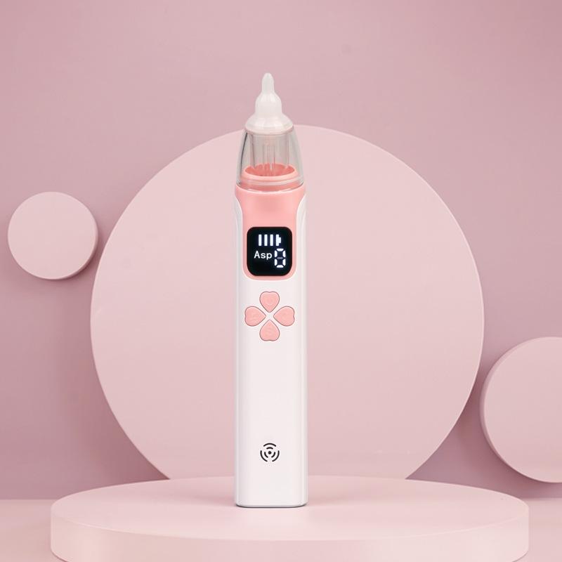 

Электрический детский назальный аспиратор Безопасный профессиональный электрический очиститель носа Удобный вакуумный назальный аспиратор Ребенок свободно дышит розовый