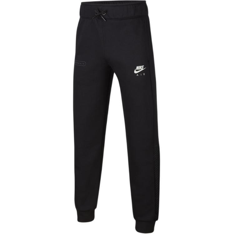(GS) Nike Reflective Logo Printing Bundle Feet Sports Pants/Trousers/Joggers Boy Black Kids  DM8113-010 L