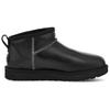 UGG Classic Ultra Mini Leather Regen Boot Black Women Sneakers 1163490-BLK