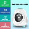 Cute Penguin LED Alarm Clock 12/24H Snooze Mode RGB Night Light Table Nap Timer Sleep Trainer Bedroom Birthday Gift for Kids