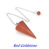 Natural Stone Quartz Agates Pendant Reiki Healing Crystal Cone Amethyst Charm Gems Pendulum Chakra Wicca For Divination Dowsing