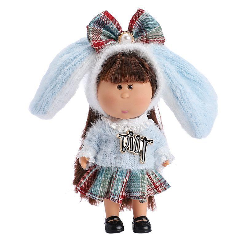 14Cm Mini Potato Doll Mia Figure With Clothing Set Accessories Keychain Pendant Bag Decoration Cute Dress Doll Toy Friends Gifts