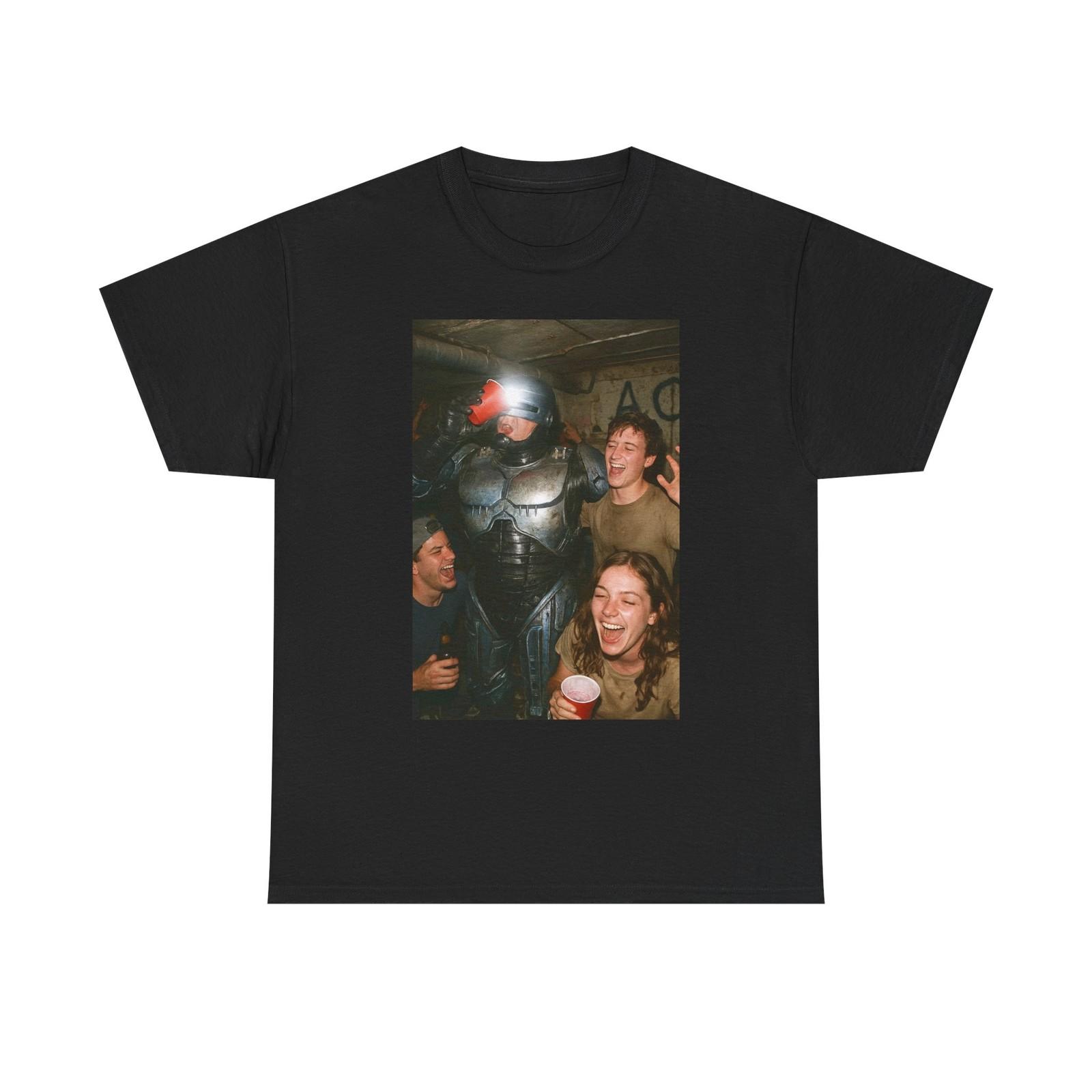 Robocop Graphic T Shirt Funny Vintage Movie Unisex Heavy Cotton Tee S