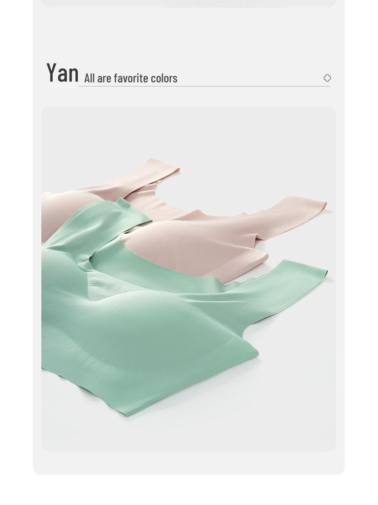 Nahtloser kabelloser Push-Up-BH für Damen: Dünn, Kleine Bruststütze, Sport- und Schlaf-Westenstil, Sommerkleidung