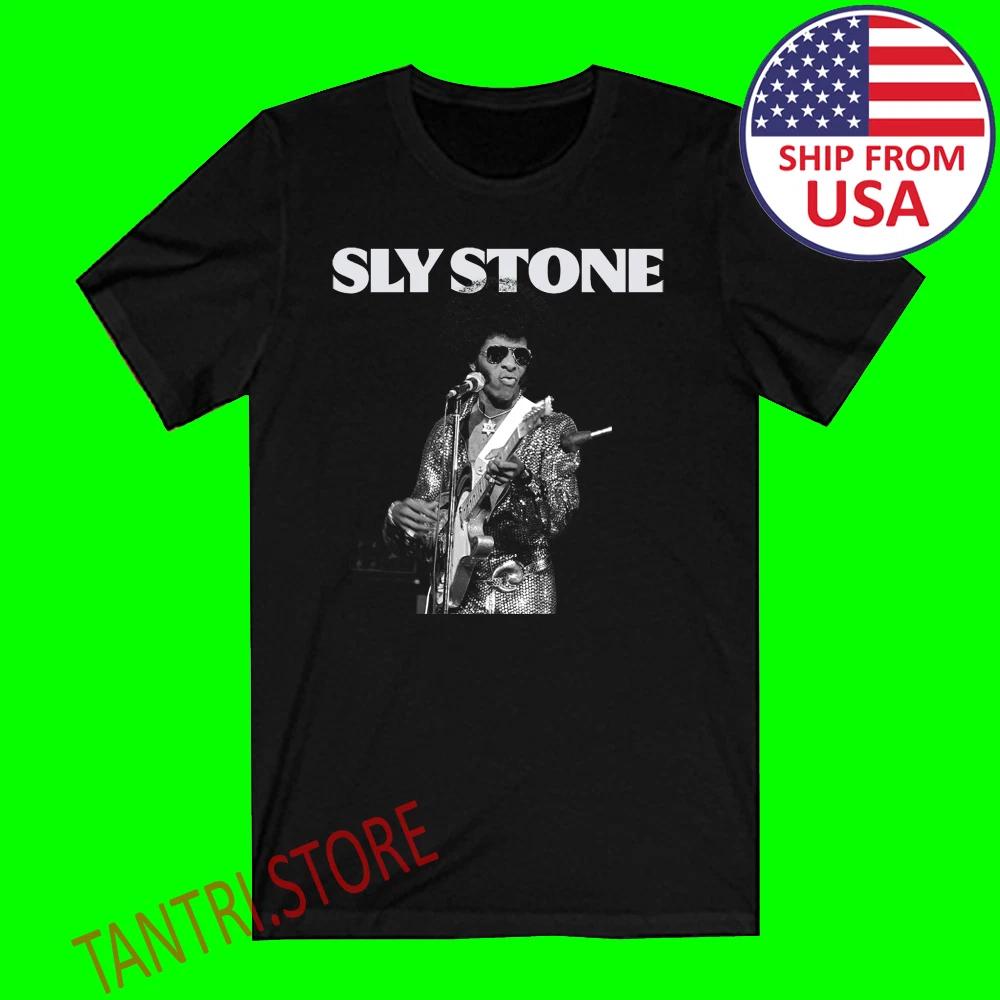 Sly Stone Men s Black Size S to 3XL 4XL