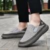 Men's Summer Breathable Mesh Slip-On Shoes with Soft Sole and Anti-Slip Design