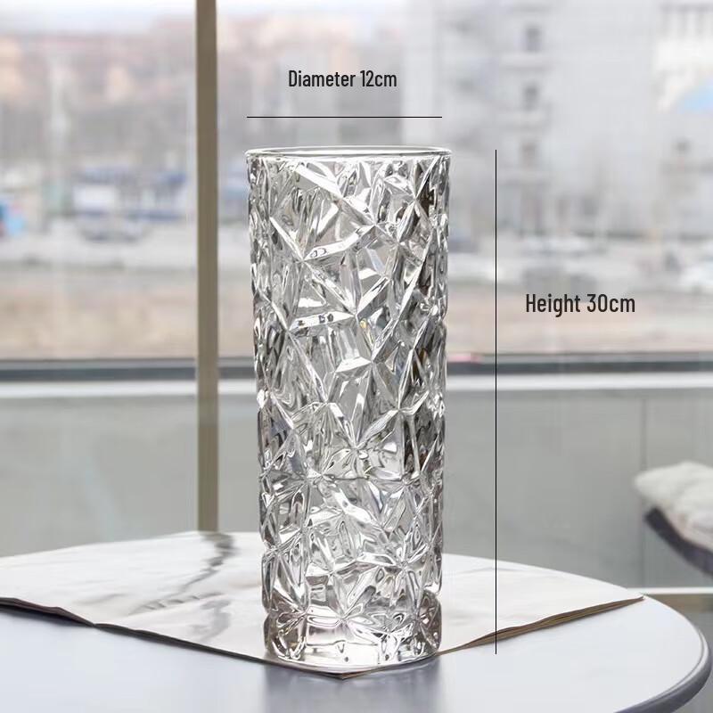 

Transparent Glass Flower Vase