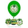 St. Patrick's Day Shamrock Balloon Set & LUCKY Banner Cake Topper