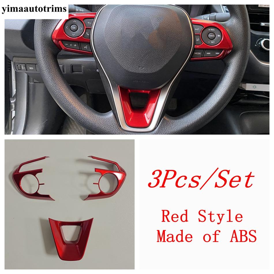 Car Steering Wheel Frame Cover Trim Matte Accessories Interior For Toyota RAV4 XA50 / Corolla E210 / Corolla Cross  - 2025