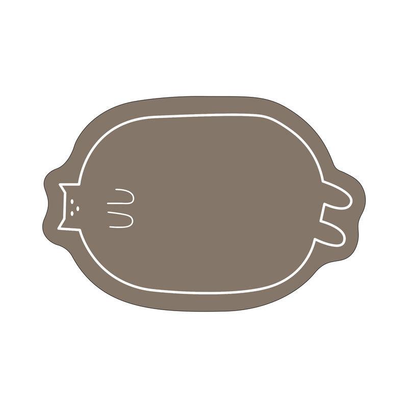 

Мультяшный Кот Дом Ванная Комната Противоскользящий Коврик Полукруглый Износостойкий Водопоглощающий Напольный Коврик Дверь Ванной Диатомовая Грязь Напольный Коврик 50 * 80cm