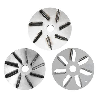 Livestock Grooming Disc Heavy Duty Stainless Steel Hair Remover Scrapers Disc For Farm Animal Quick Dehairing Processing