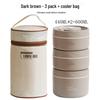 316L Stainless Steel Insulated Bento Lunch Box - Microwaveable & Portable for Office Workers & Students