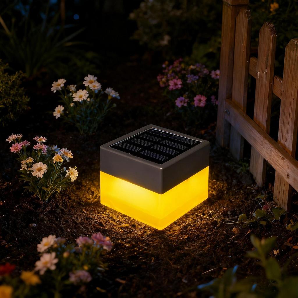Fence Post Solar Light Modern No-Wiring Illumination Fence Light Post Cover Solar Charging For Terrace Road Gate Garden Balcony