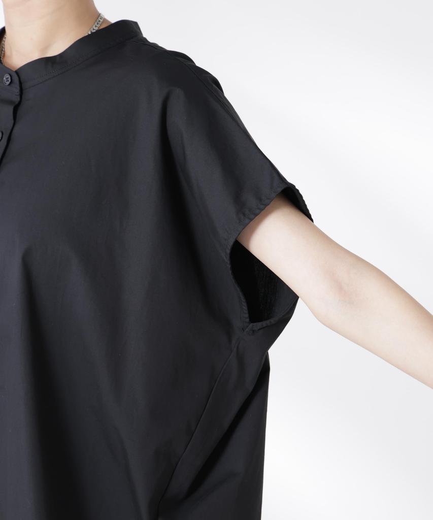 Nano Universe Back Gathered Sleeveless F Women's Blouse, 030, White, 673-5221301