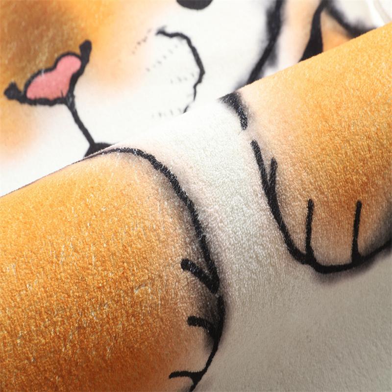 Cartoon-Tiger-Teppich, weicher, flauschiger Nachttischteppich, rutschfeste Badezimmermatte, süße Teppiche in Tierform für die Dekoration des Kinderzimmers, pelzige Teppiche