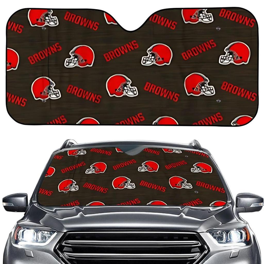 Cleveland Browns NFL Custom Universal Car Sunshade