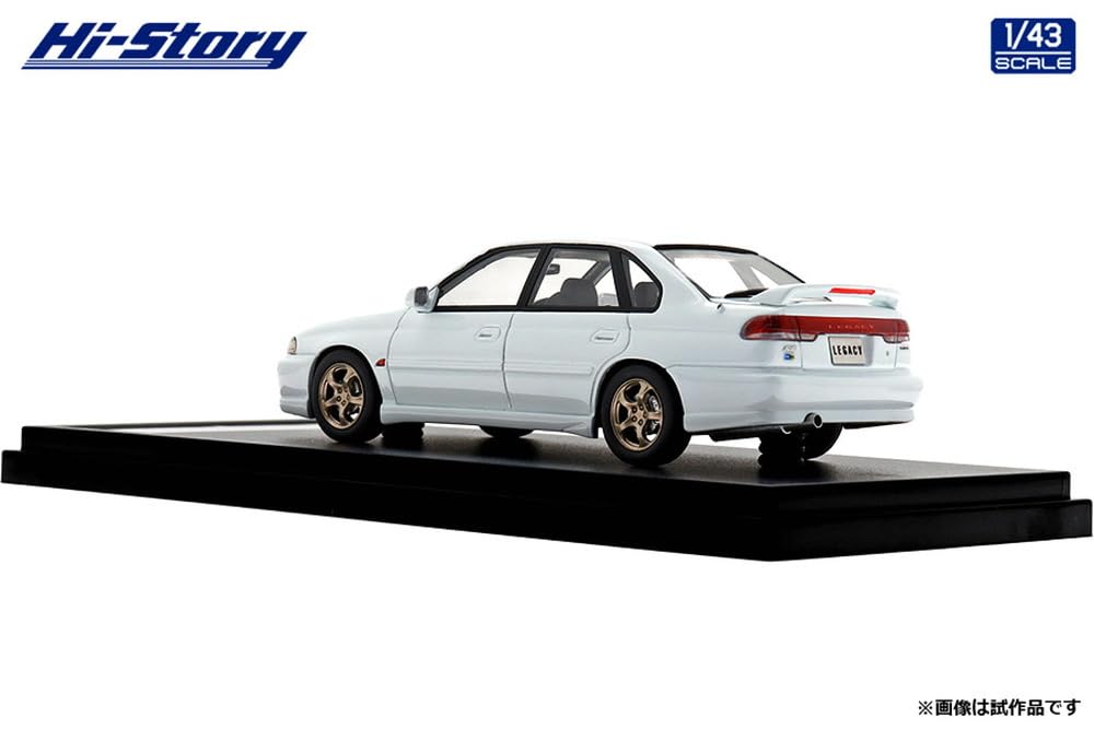 Inter Allied Hi Story Scale Subaru Legacy RS Ren hvit Ferdigmodell HS499WH 1/43 (1997)