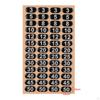 Weight Stickers, Stack Labels, Self Sticky Decals Number Stickers Tags for