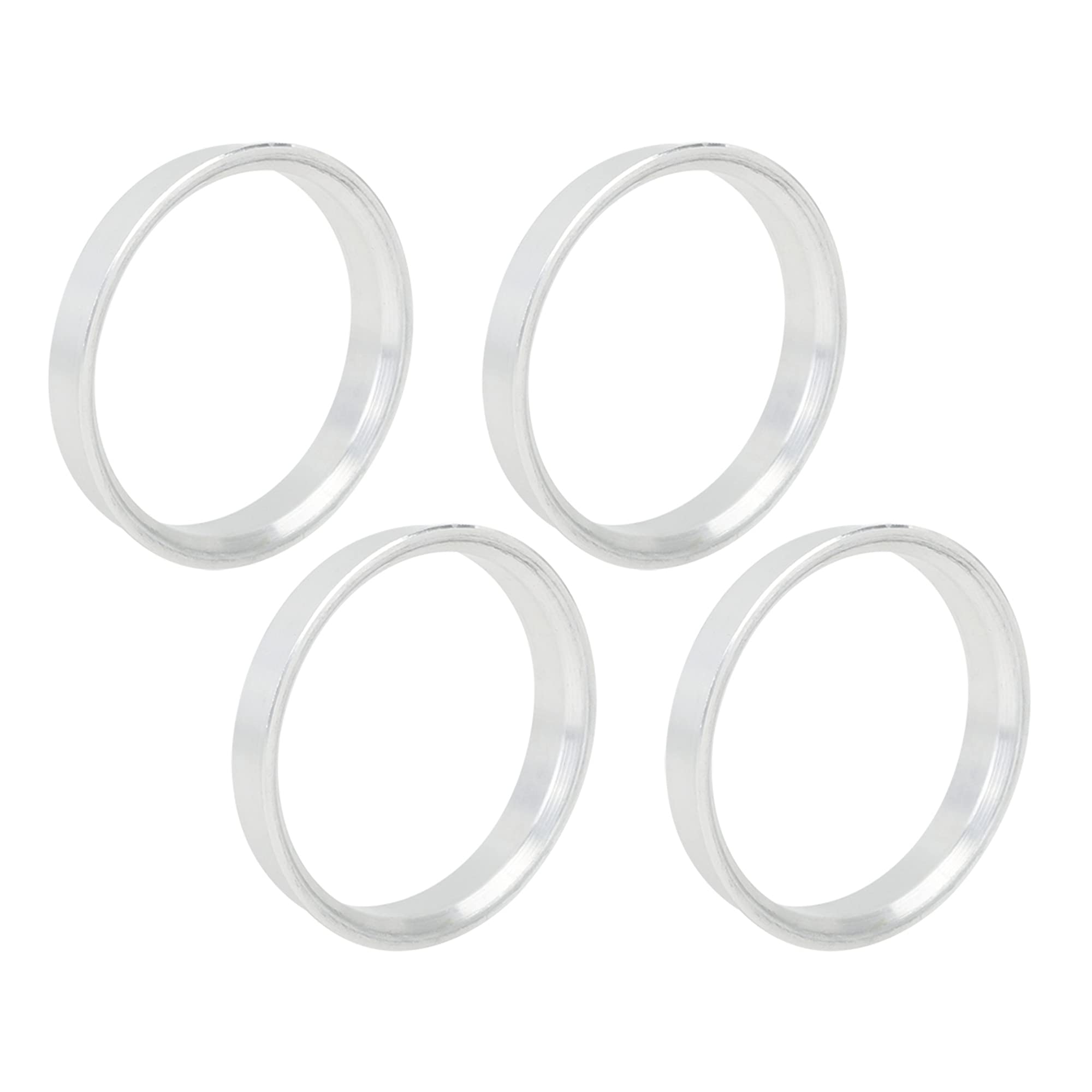 

uxcell Центровочное кольцо, 2,1 дюйма (54,1 мм) / 2,4 дюйма (60.1 мм), Ступица колеса 60.1-54.1mm серебряный