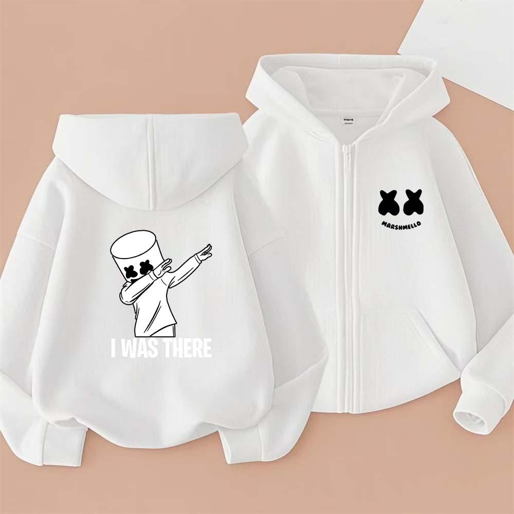 Modischer Herbst Winter Langarm Lustiger Cartoon Aufdruck Hoodie Bequemer Warmer Pullover Sportlich Lässig Kinder Reißverschluss Jacke Hoodie