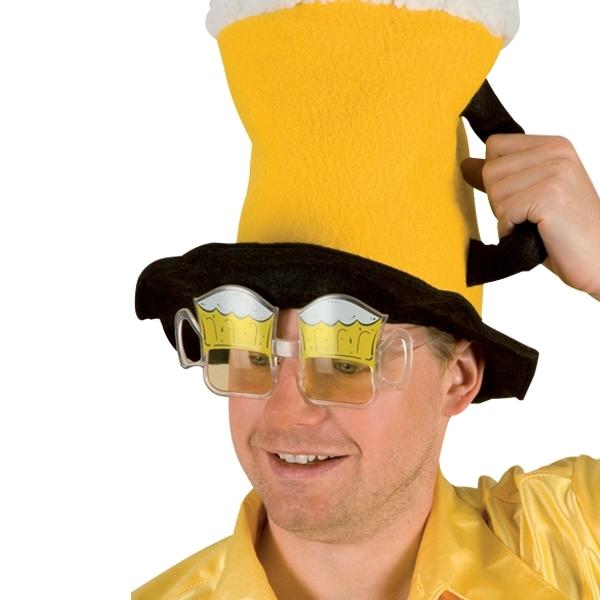 Eurowebbiz Women's Glasses Mugs Funny Sparkling Beer Fancy Dress Costume