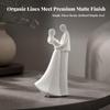 Abstract Couple Figurine Modern Sculpture Minimalist for Couples