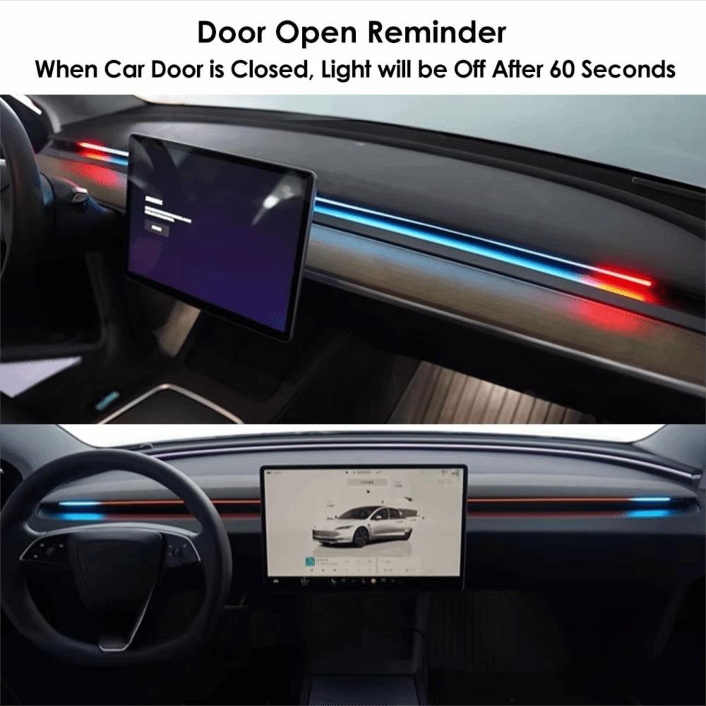 Smart Air Vent Ambient Light System for Tesla New Y Juniper Model 3 Highland  Model 3 Y 2021+