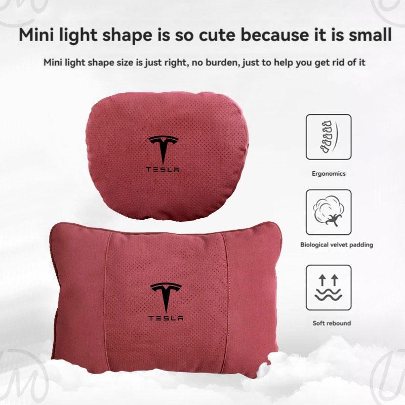For Tesla Model 3 Model Y Model S Model X Car Headrest Neck Support Seat Soft Neck Pillow Automobile Tesla Interior Accessories