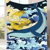 1pc Freedom Dolphin Pattern Blanket, Soft Warm Throw Blanket Nap Blanket For Couch Sofa Office Bed Camping Travel