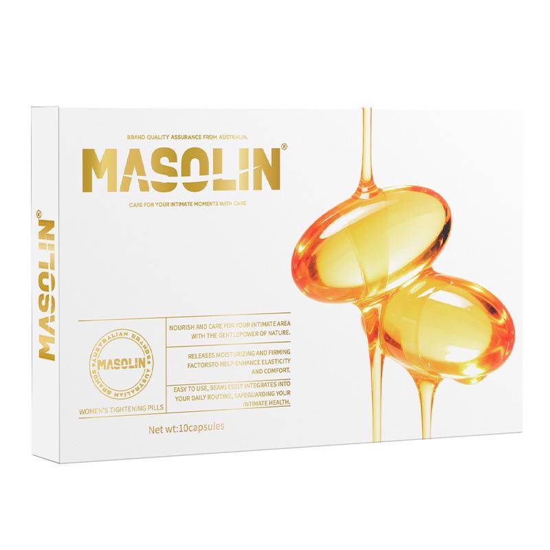 MASOLIN Tabletki na wzmocnienie orgazmu dla kobiet - 10 kapsułek dla zwiększenia doznań & Żel napinający