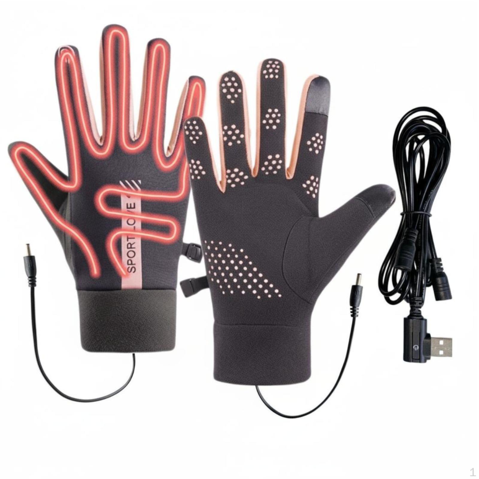 Heated Gloves, portablecharging Electric Warming Waterproof Winter Outdoor
