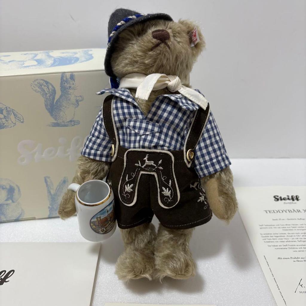[USED] Steiff Bavarian Teddy Bear Xavier 26cm EAN673252