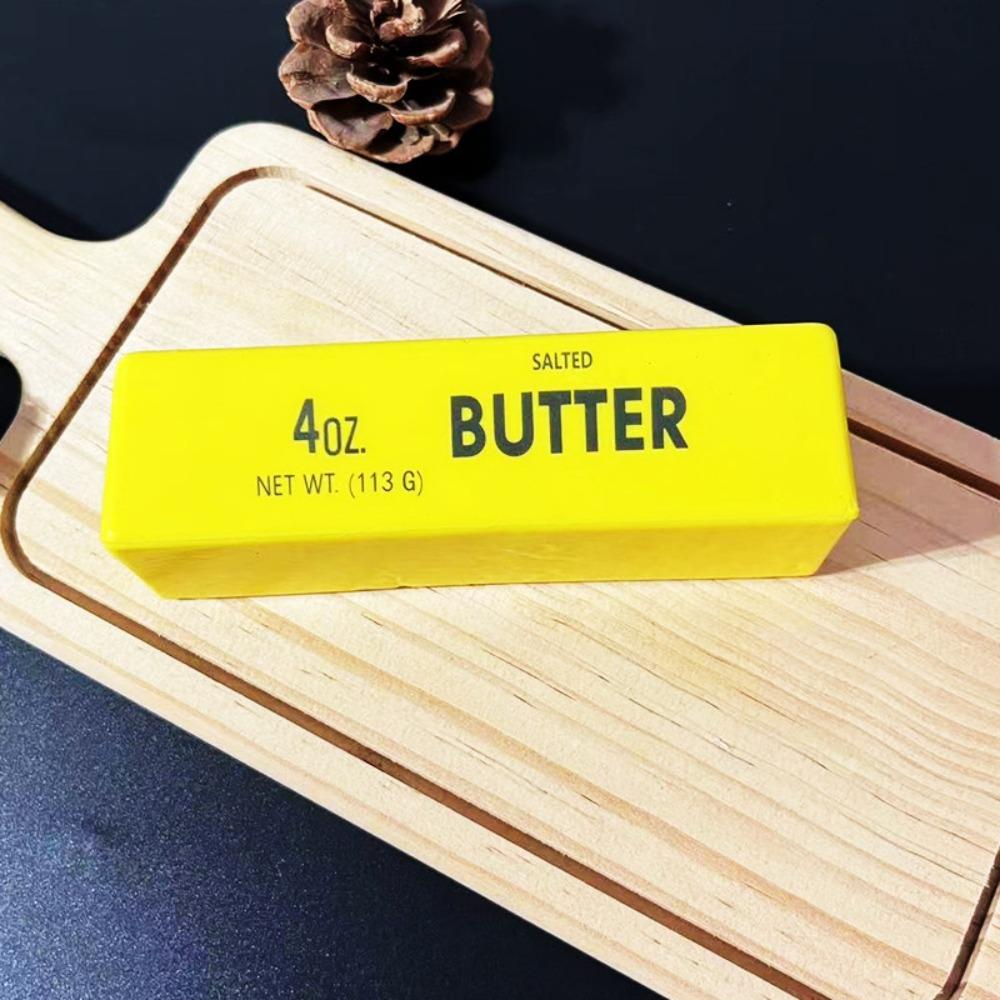 Colorful Butter Stick PU Slow Rebound Squishy Soft Texture Hand Squeeze Toy For Daily Stress Relief