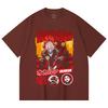 230 g/m² 100% Baumwolle Dandadan V26 Okarun Turbo Print Unisex Schweres Baumwoll-T-Shirt