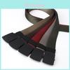 Canvas Mens Automatic Buckle Belt With Square Elements For Casual And Business Wear