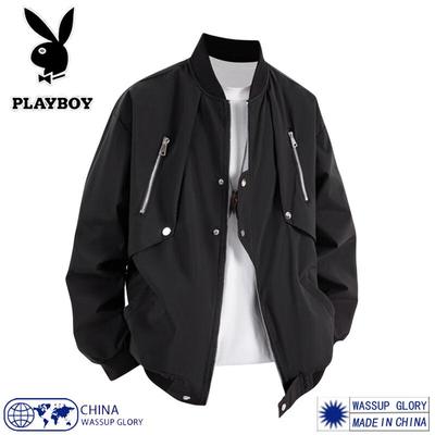 Men's Casual Baseball Collar Jacket