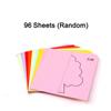 96 Sheets Paper-Cut Set Paper Cutting Scissor Skills Activity Cutting Book Kids DIY Crafts Toys Kits with Child-Safe Scissors
