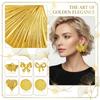 Boucles d'Oreilles en Acier Inoxydable pour Femmes Vintage Luxe Élégant Bijoux en Acier Titane