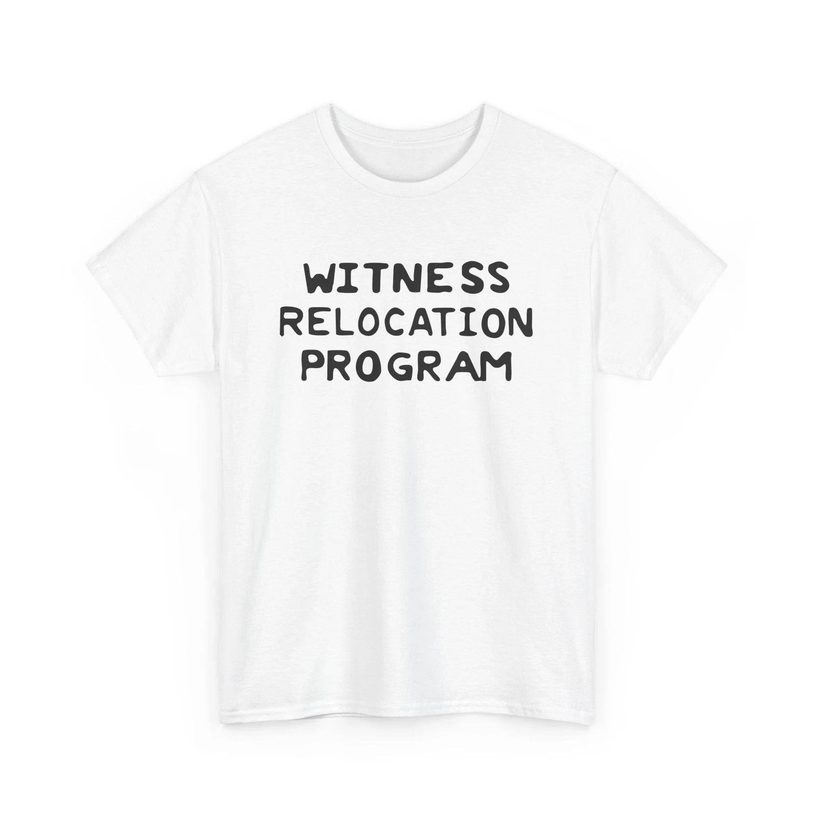 Witness Relocation Program (Simpsons) - Funny Cartoon Gildan Cotton Tee S