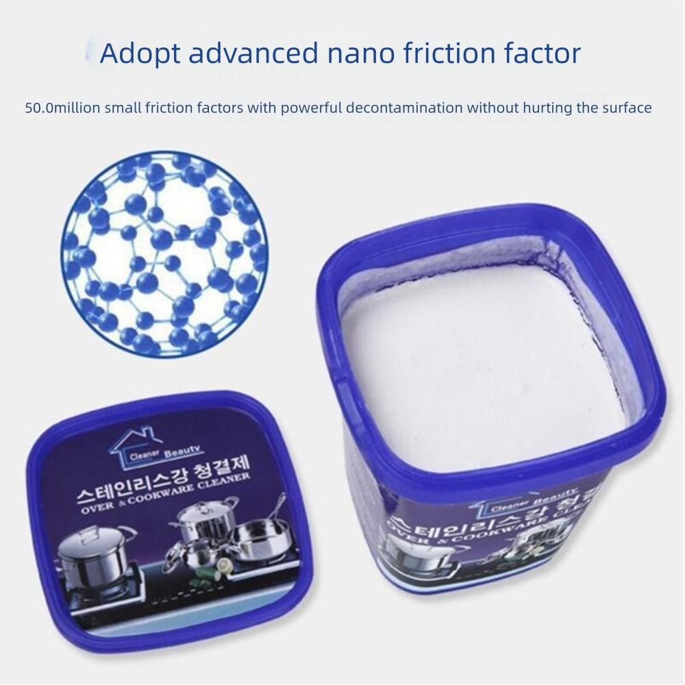 Cookware Cleaner Stainless Steel Cleaning Paste Non-Toxic Kitchen Stains Cleaner  Cookware Care