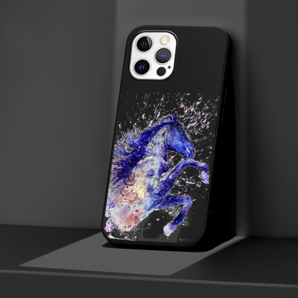 

Чехол для телефона Apple iPhone 14 11 13 Pro Max 12 Mini XR 7 8 + SE 2020 XS 6 6s Plus, крутой силиконовый черный чехол с цветными животными iPhone 14 Pro Max