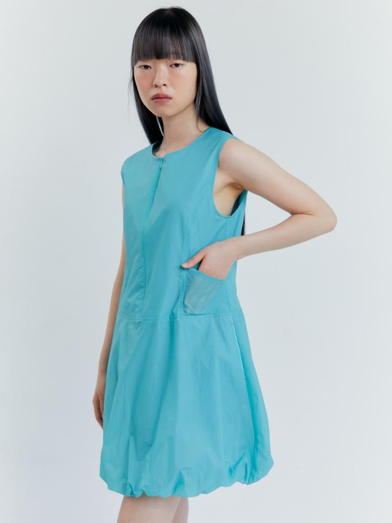 Akokeu Windy Balloon Dress_Blue