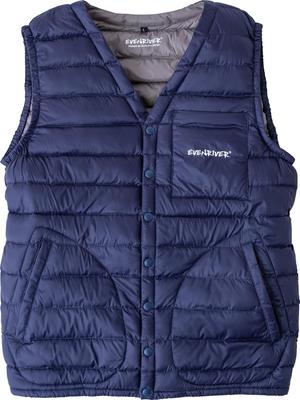 Evenriver Fiber Down Vest R125 Camouflage Cold Protection Lightweight Light Cold Protection Thermal Outdoor Work Clothes Casual EVENRIVER [Musashino