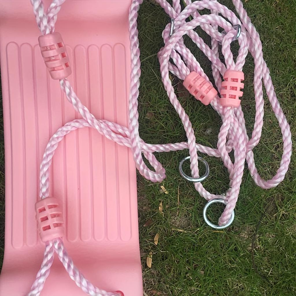 Polished PP Swing Seat for Playsets - Outdoor and Indoor Swinging Accessory, Child Physical Development Equipment